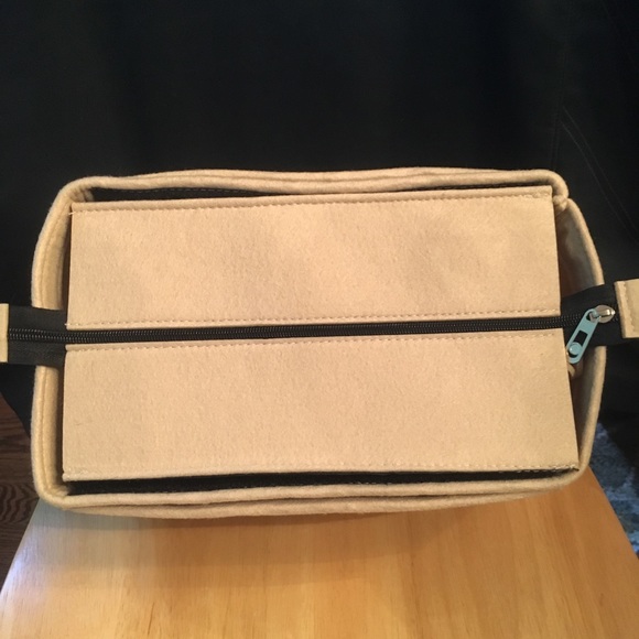 Purse Tote L Insert + Zip Case Protector Organizer - Picture 4 of 6